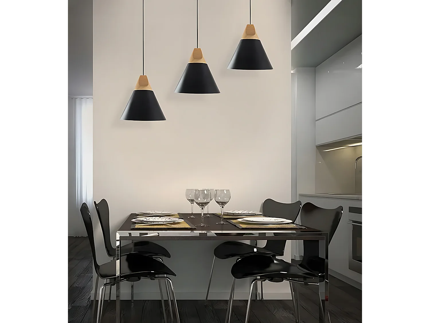 Lampe Suspendue Toolight App060-1Cp Scandi C Black