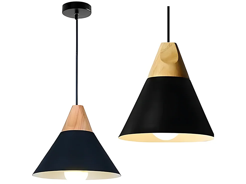 Toolight APP060-1CP SCANDI C hængelampe sort 23,5X10X23CM