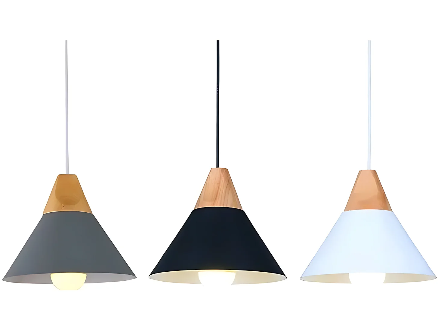 Toolight APP060-1CP SCANDI C hængelampe sort 23,5X10X23CM