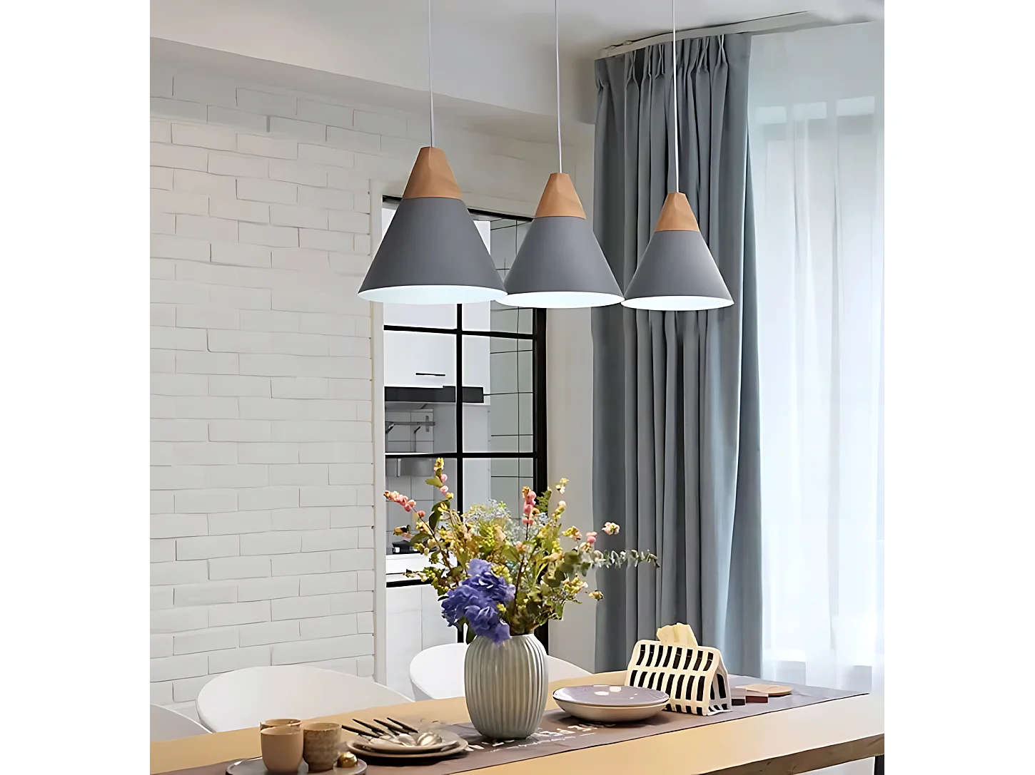 Toolight APP060-1CP SCANDI C hængelampe sort 23,5X10X23CM