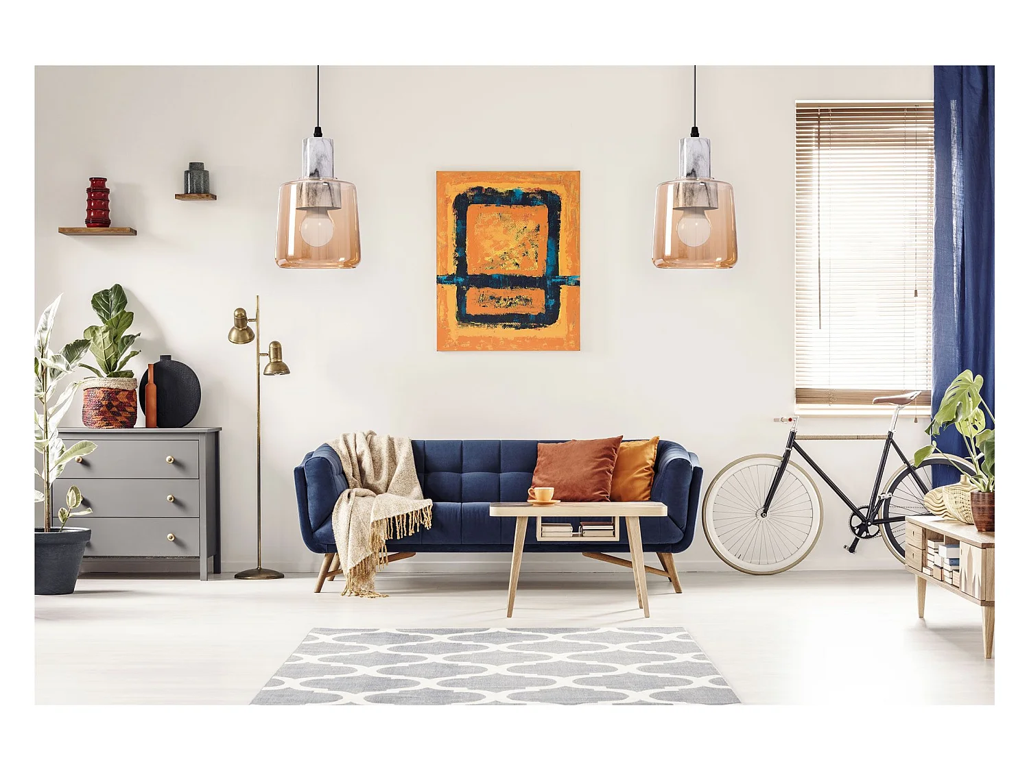 Lampe Suspendue Toolight App1011-1Cp Beige