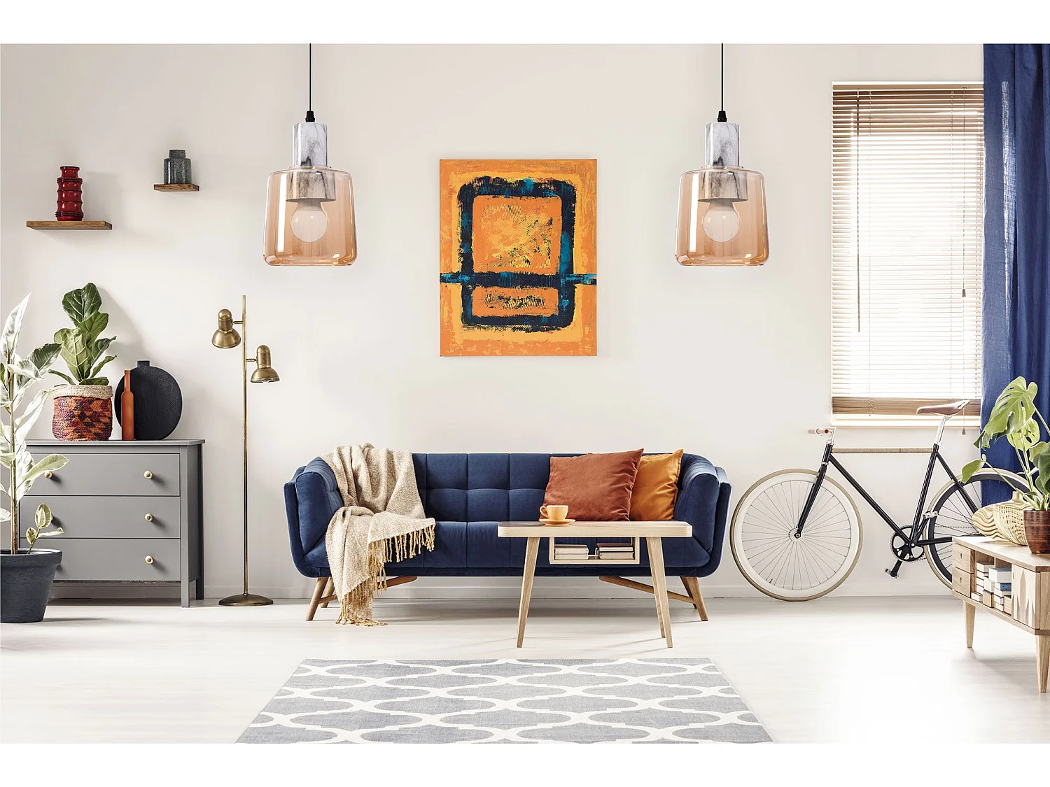 Lampe Suspendue Toolight App1011-1Cp Beige