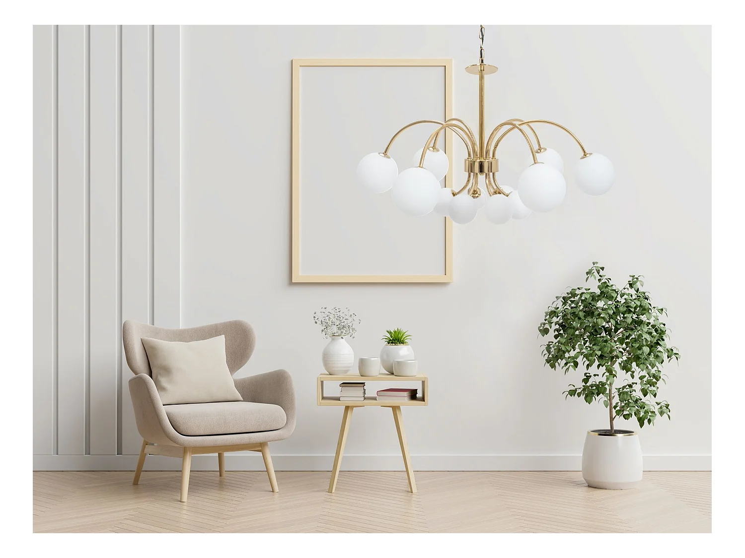 Hanglamp Toolight App962-12Cp Gold