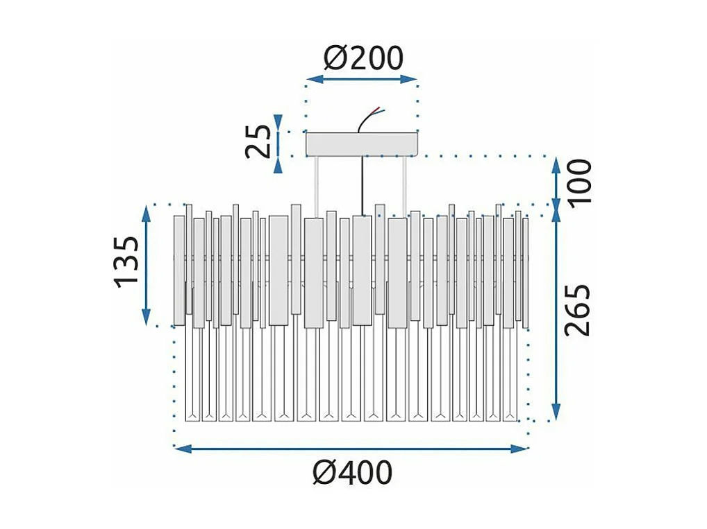 Lampada Toolight App1481-1C Black