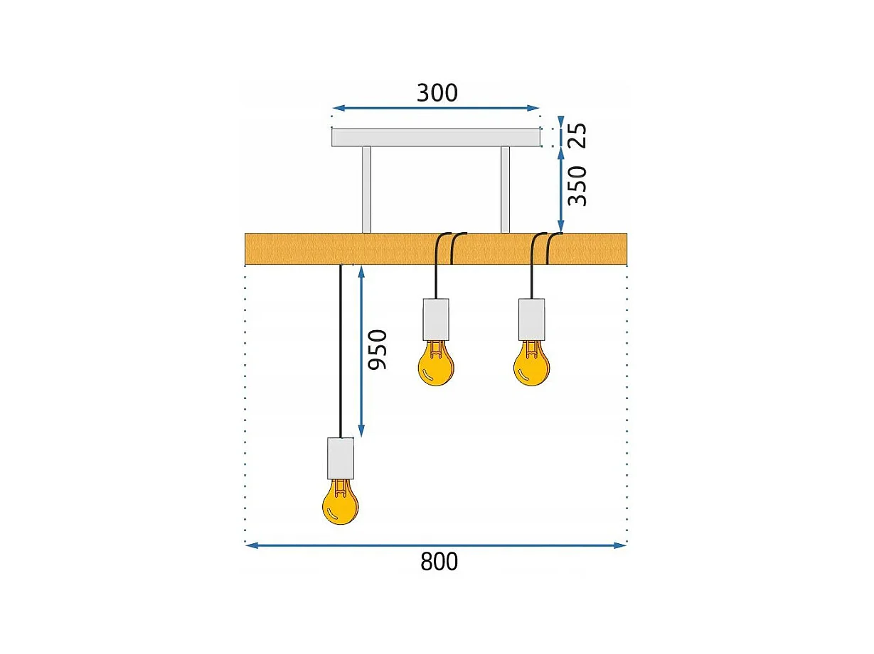 Lampe Suspendue Toolight App973-3Cp Line Black
