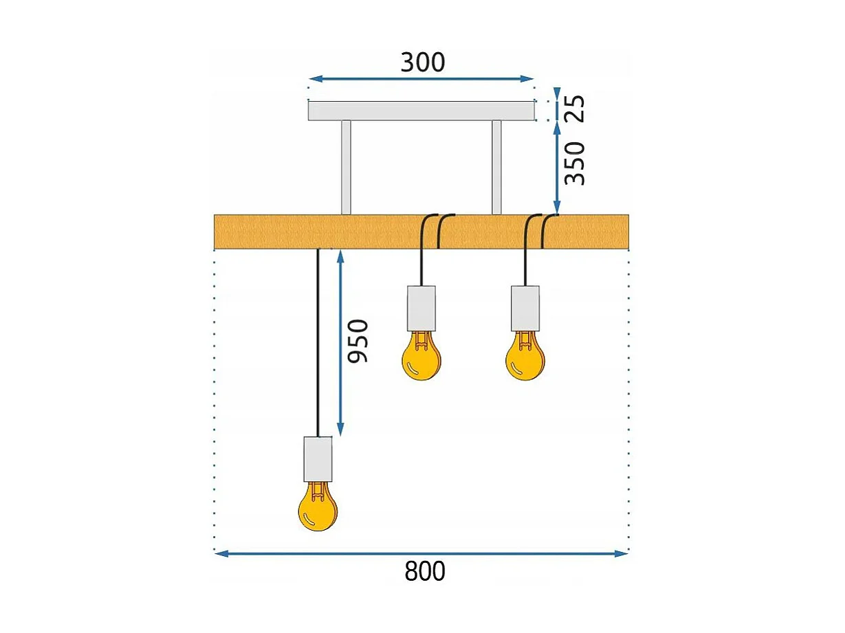 Lampe Suspendue Toolight App973-3Cp Line Black
