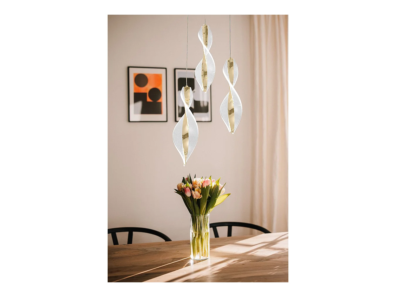 Lampe Suspendue Toolight Led G028-3Cpr Gold