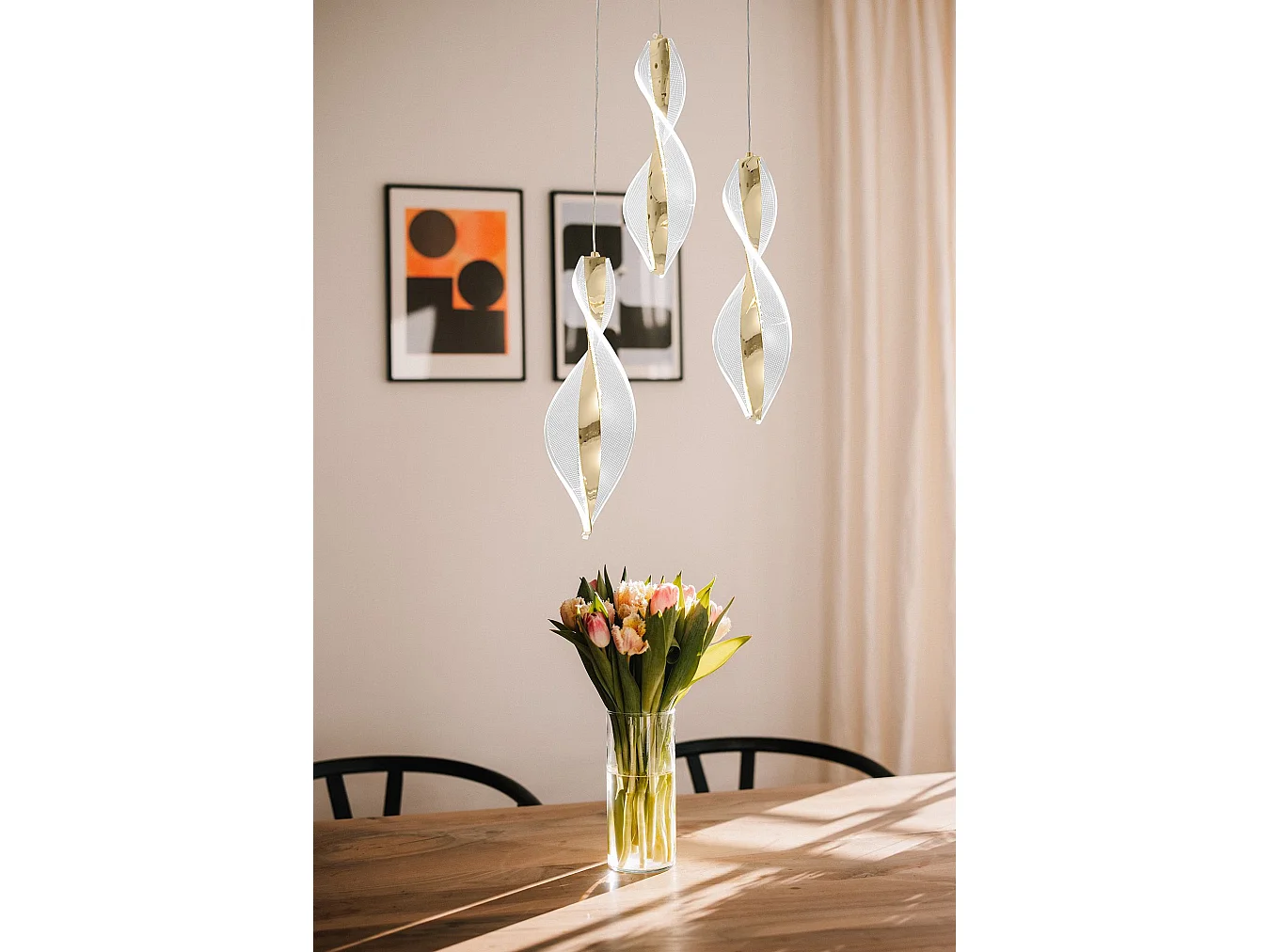 Lampe Suspendue Toolight Led G028-3Cpr Gold