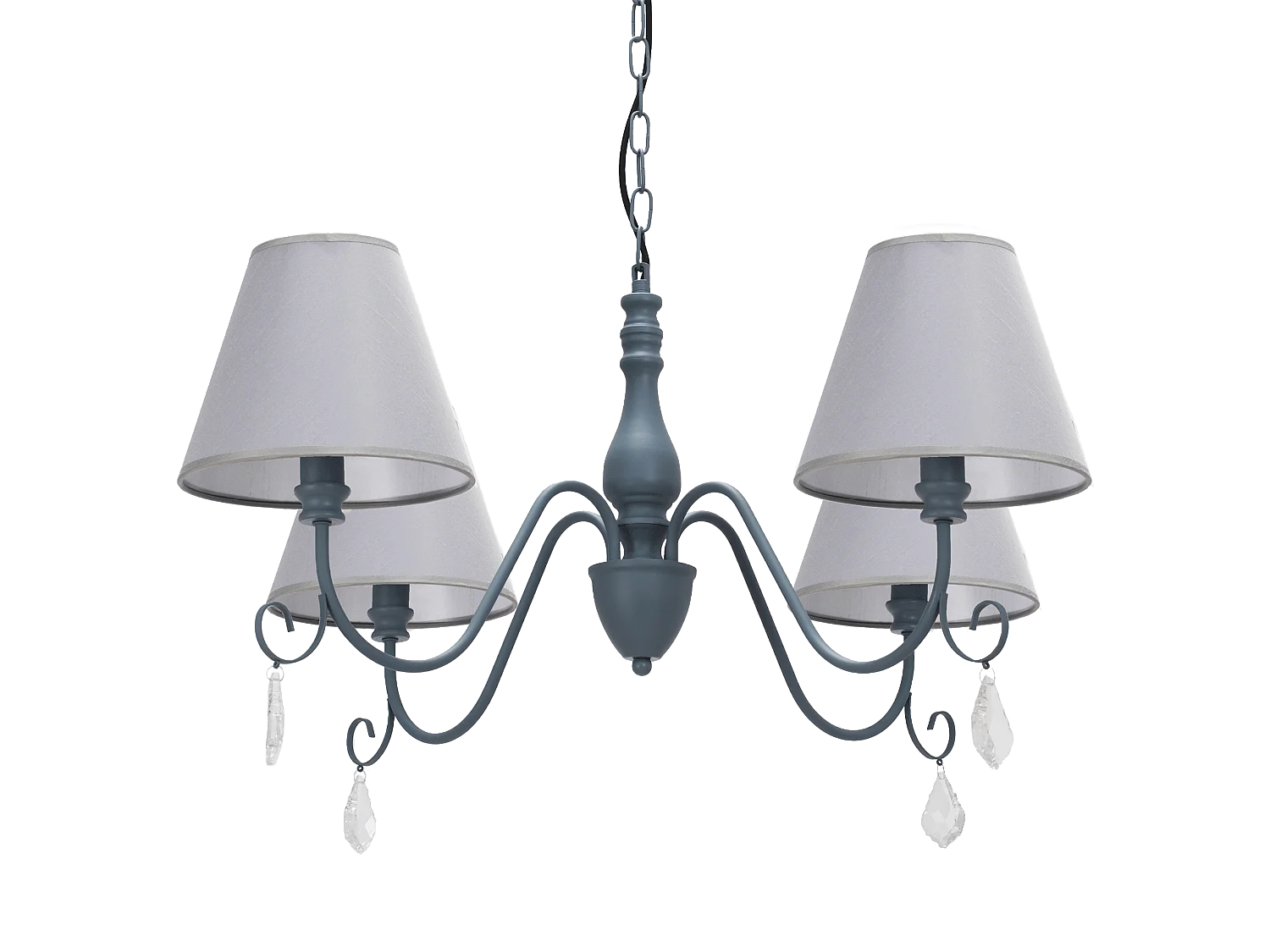Candeeiro Suspenso Toolight App991-4Cp Grey
