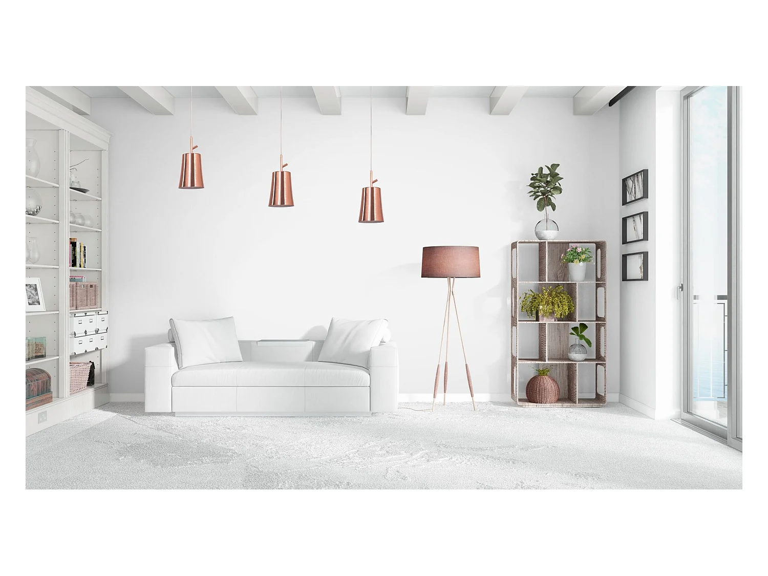 Lampe Suspendue Toolight App1036-1Cp Rose Gold