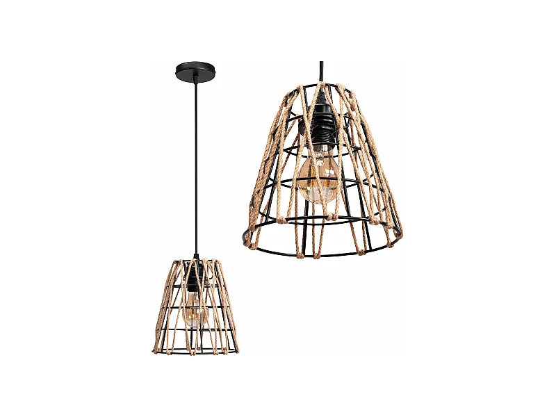 Hanglamp Toolight App1318-1Cp Boho Brown