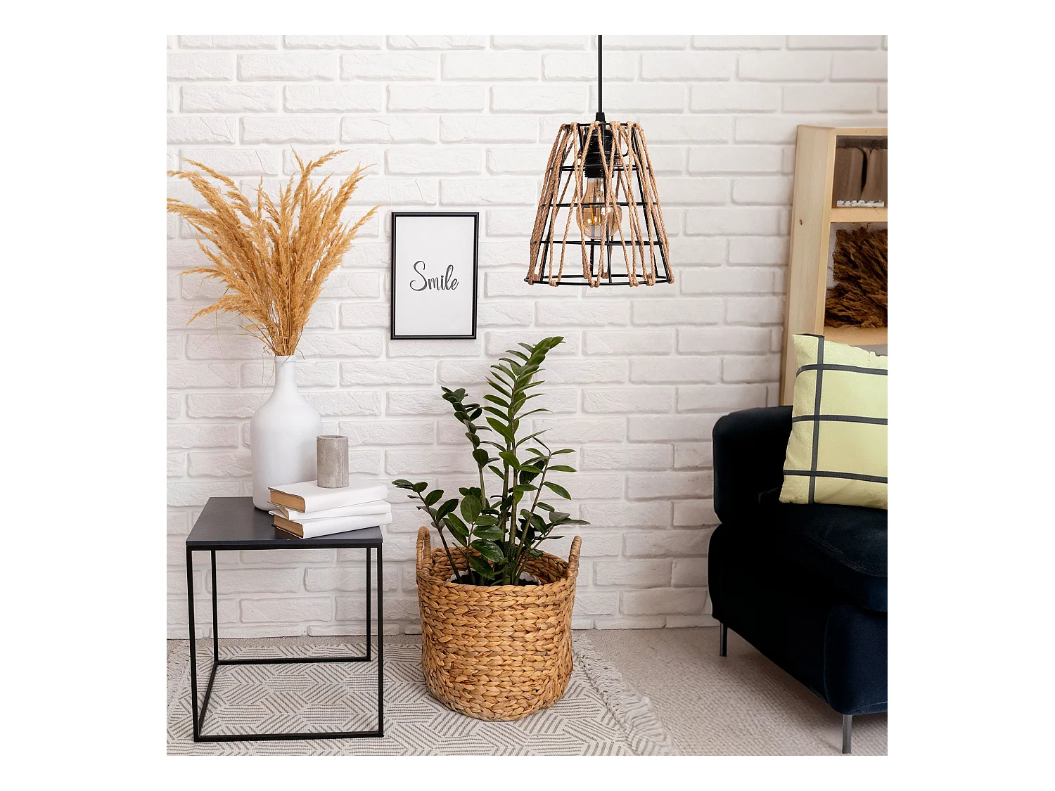 Lampe Suspendue Toolight App1318-1Cp Boho Brown