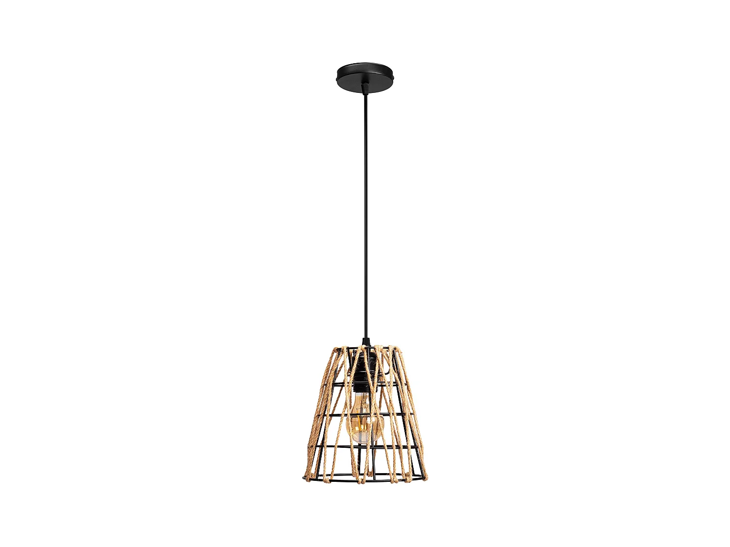 Lampe Suspendue Toolight App1318-1Cp Boho Brown