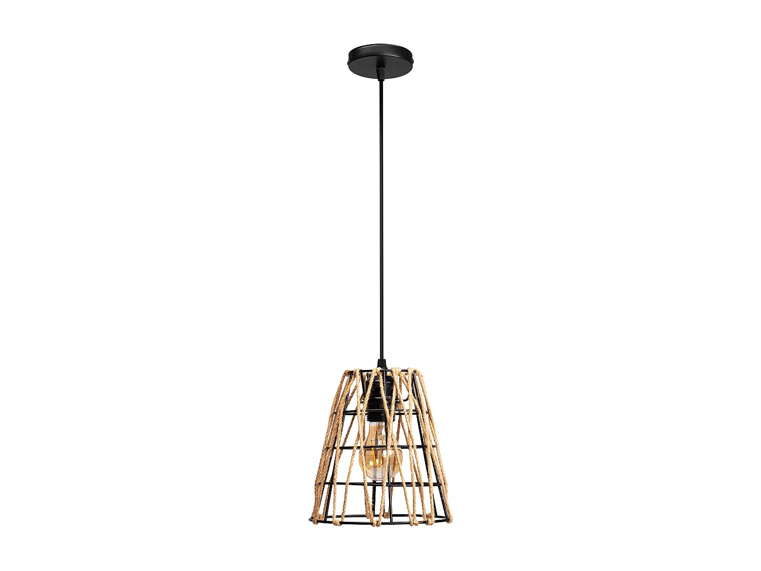 Lampe Suspendue Toolight App1318-1Cp Boho Brown