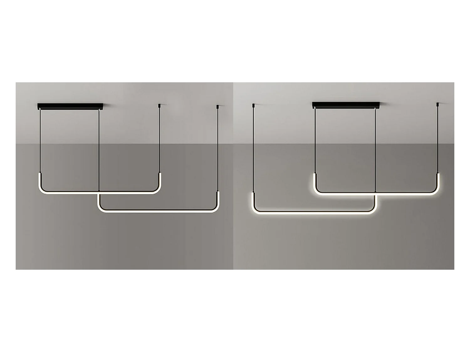 Lampe Suspendue Toolight App980-Cp Black