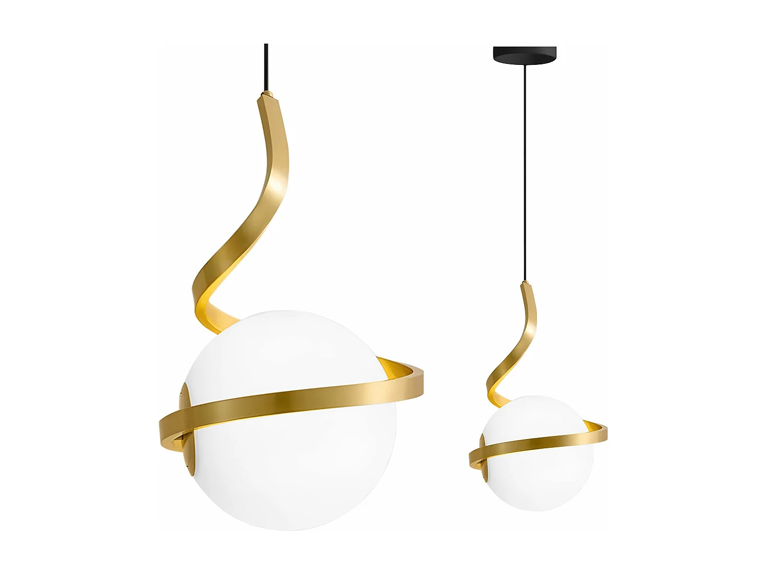 Lampe Suspendue Toolight App1733-1Cp Gold