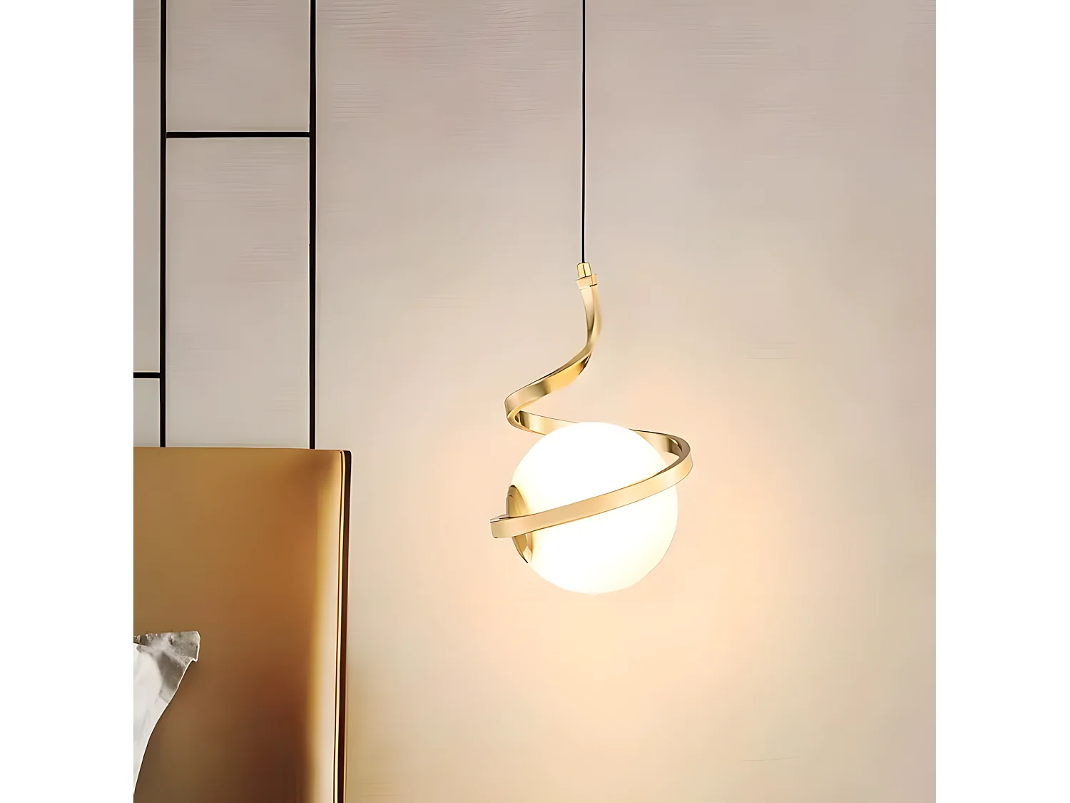 Lampe Suspendue Toolight App1733-1Cp Gold