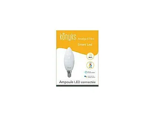 Lampadina LED E14 connessa Wi-Fi + Bluetooth Antalya - Konyks