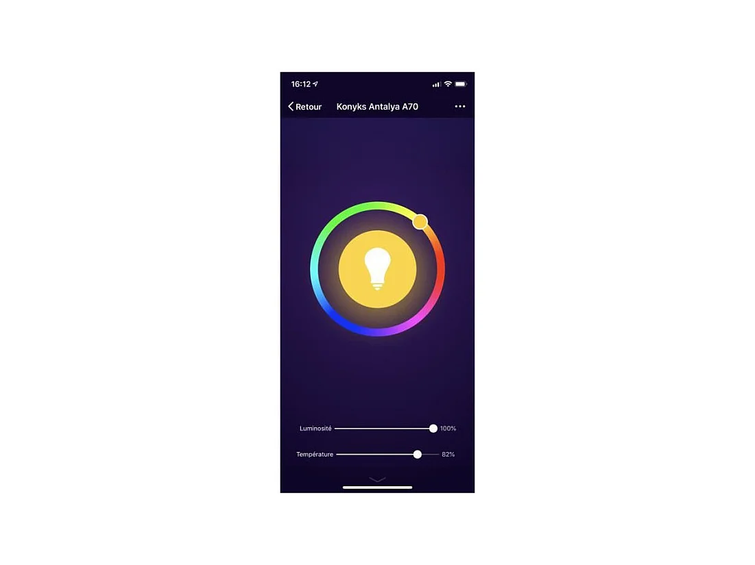 Lampadina LED E14 connessa Wi-Fi + Bluetooth Antalya - Konyks