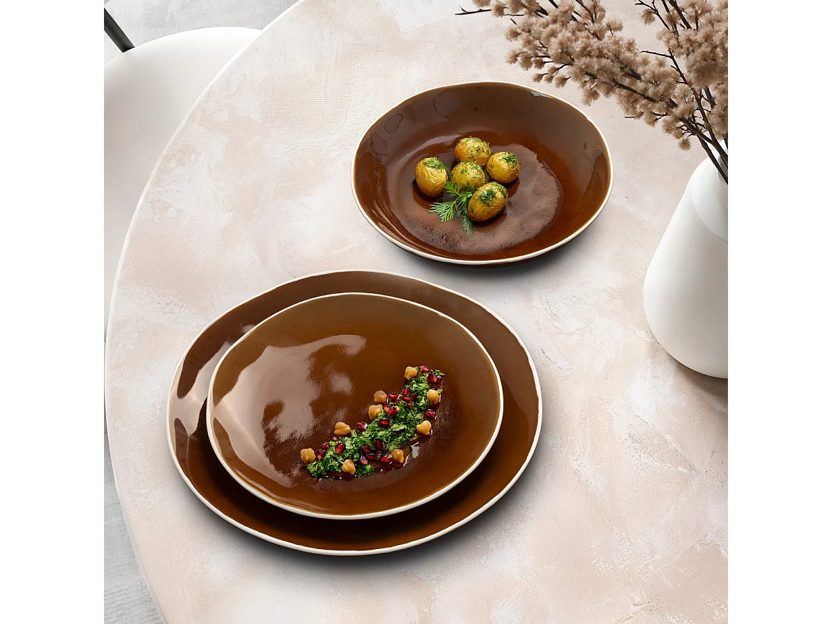 Bee  - 6 assiettes plates