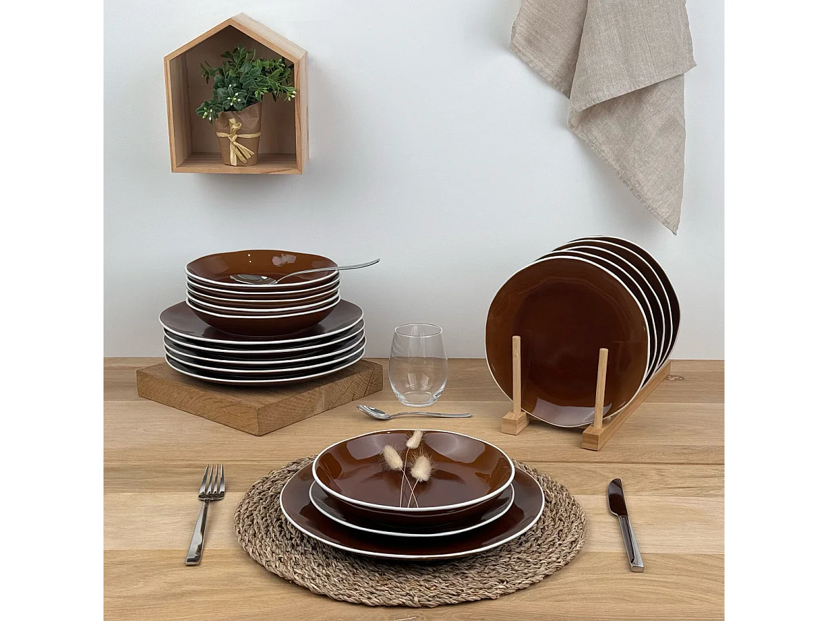 Bee  - 6 assiettes plates