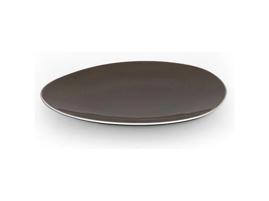Sven Taupe foncé  - 6 assiettes dessert