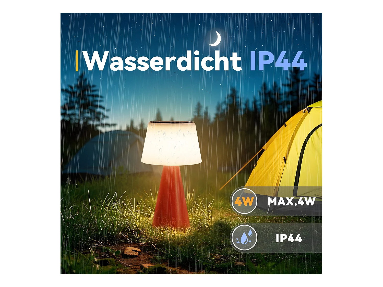 NETTLIFE Lampe de table à batterie solaire lampe de chevet LED sans fil 3600mhA rechargeable tactile dimmable lampe rouge avec batterie USB