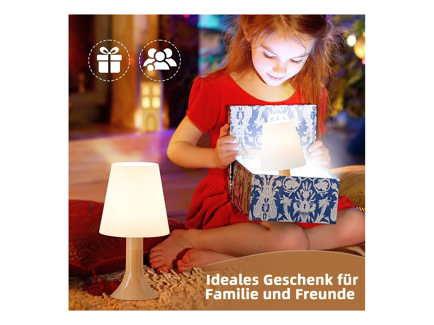 NETTLIFE Lampe de table salon lampe de chevet avec câble lampe de table lot de 2 petites lampes E14 lampes de table modernes