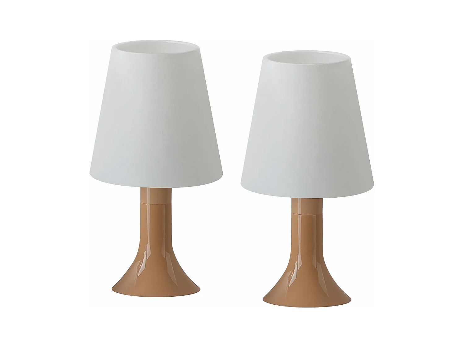 NETTLIFE Lampe de table salon lampe de chevet avec câble lampe de table lot de 2 petites lampes E14 lampes de table modernes