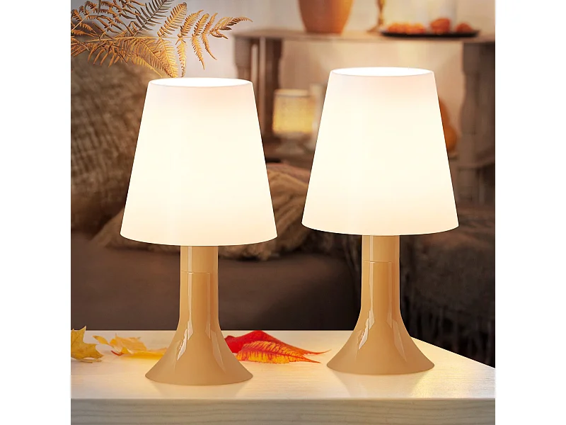 NETTLIFE Tafellamp woonkamer bedlamp met kabel tafellamp set van 2 kleine lampen E14 moderne tafellampen