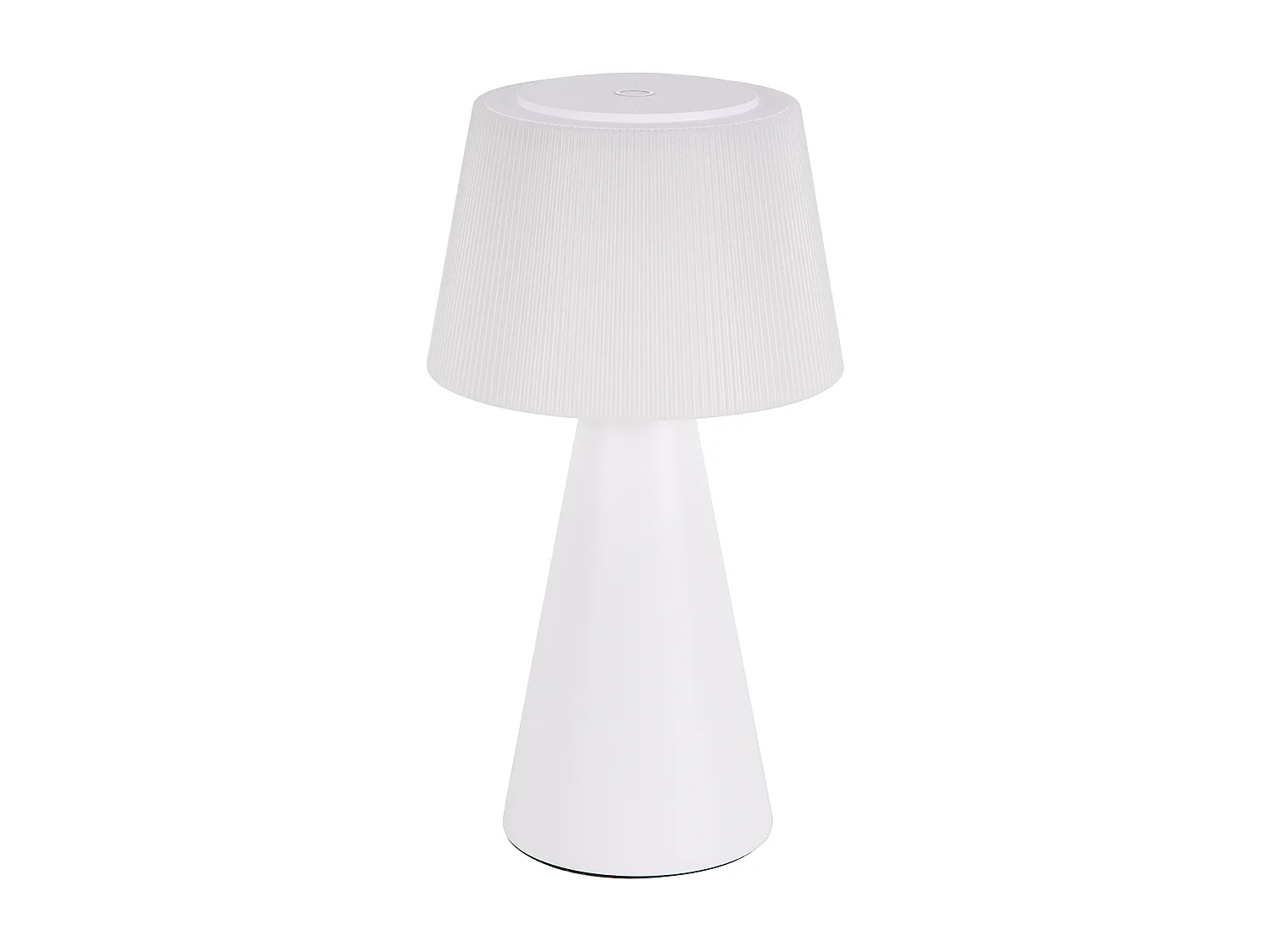 NETTLIFE Lampe de table à piles, lampe de chevet LED - 3600mhA sans fil, lampe tactile à intensité variable avec batterie rechargeable USB blanche