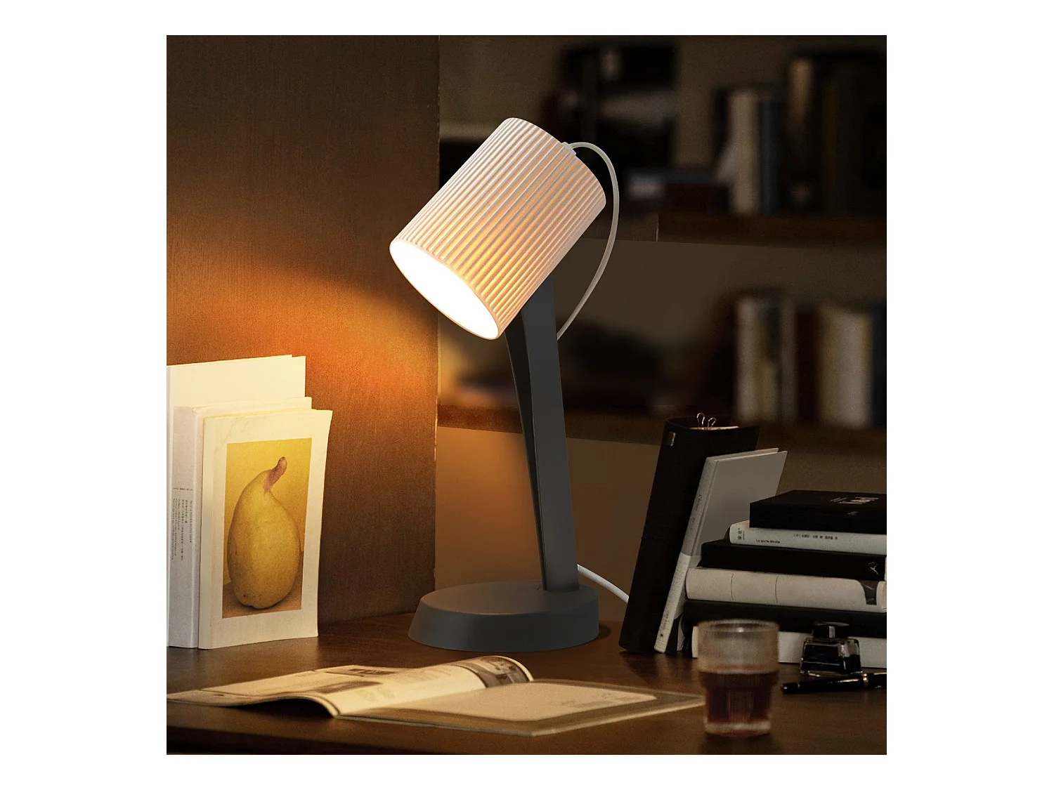 NETTLIFE Bedlamp, Woonkamer Tafellamp met Kabel - Set van 2 Moderne Kleine E14 Tafellampen