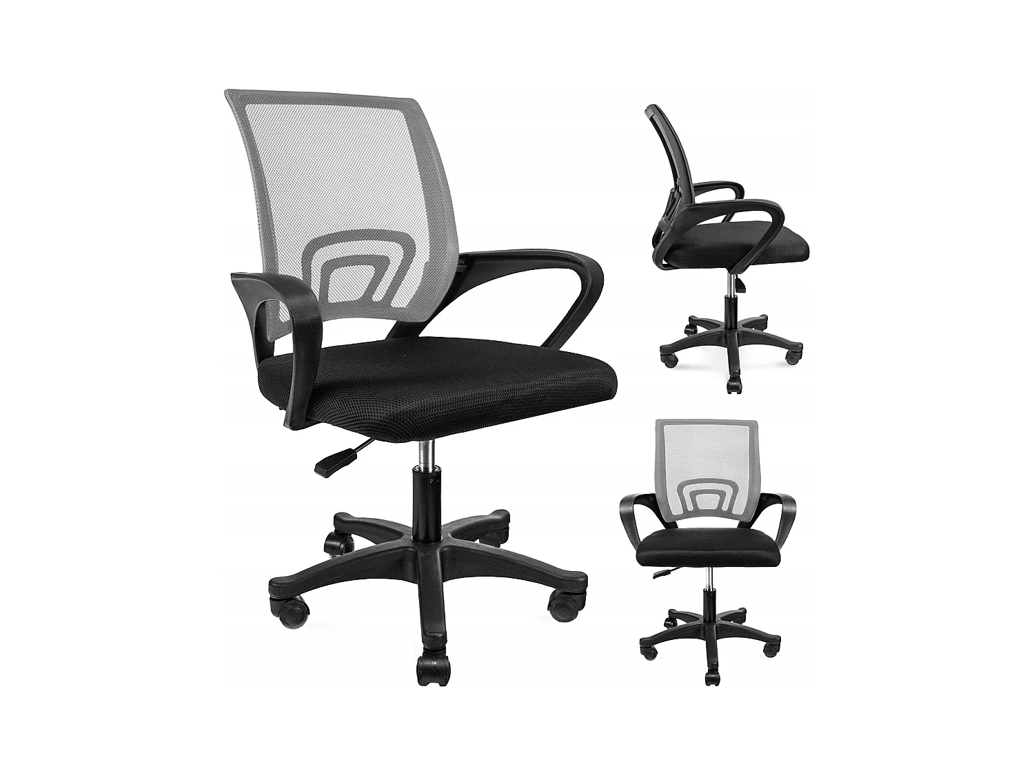 Chaise SMART noir/gris (nouveau code)