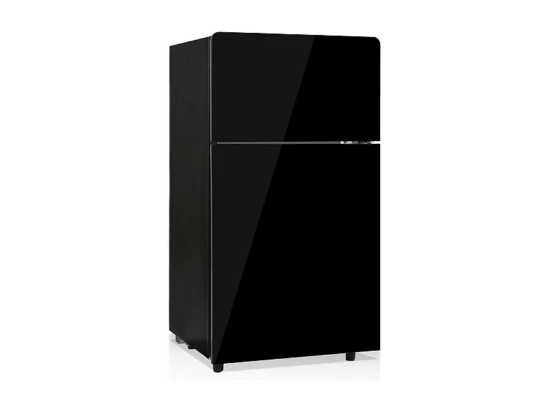Réfrigérateur congélateur combiné 51 L+21 L, avec LED et 7 température, tiroirs transparent, 39 dB, 120 kWh , Classe énergétique E