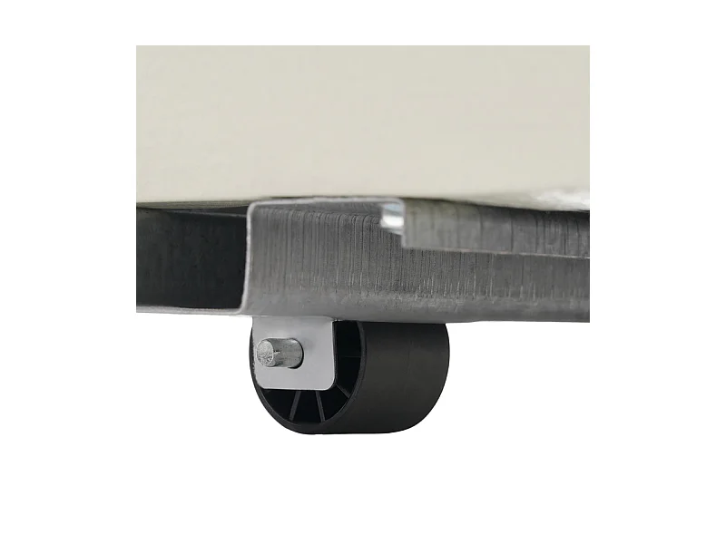 Dubbele deur koelkast met verstelbare en casters - 72L - 120KWH/jaar - Laag geluidsniveau van 39 dB - Klasse E - 45x44x91cm