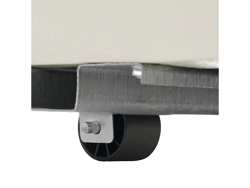 Refrigerador de doble puerta con ajustes y ruedas - 72L - 120kWh/año - Nivel de ruido bajo de 39 dB - Clase E - 45x44x91cm