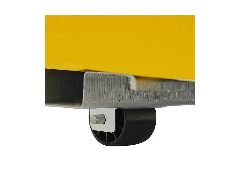 Réfrigérateur à double porte avec pieds réglables et roulettes - 72L - 120kWh/an - Faible niveau sonore de 39 dB - Classe énergétique E - 45x44x91cm