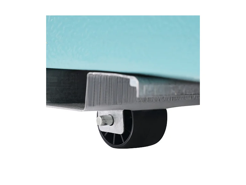 Frigorifero a doppia porta con regolabile e ruote - 72L - 120kWh/anno - Livello di rumore basso di 39 dB - Classe E - 45x44x91cm