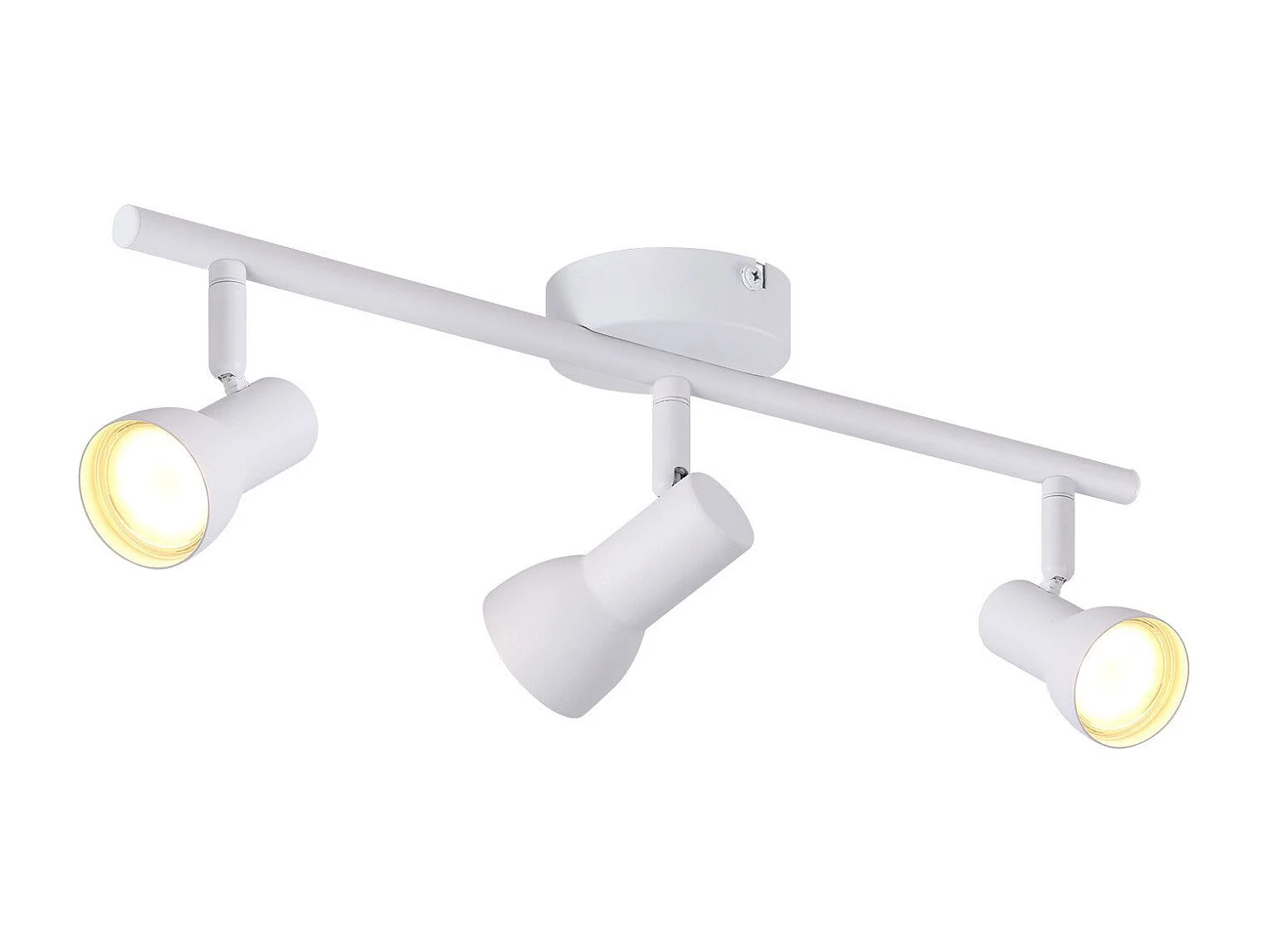 NETTLIFE 3-Flammiger GU10 Deckenstrahler, 350° Drehbare Deckenlampe für Wohnzimmer Küche