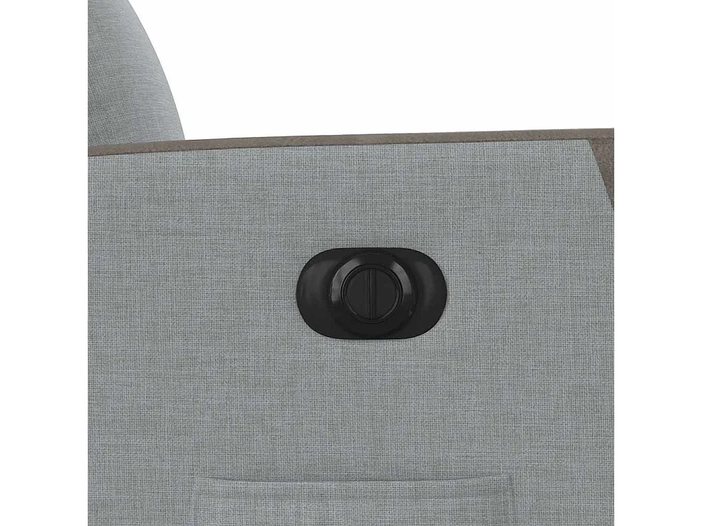 Fauteuil inclinable électrique Gris clair Tissu