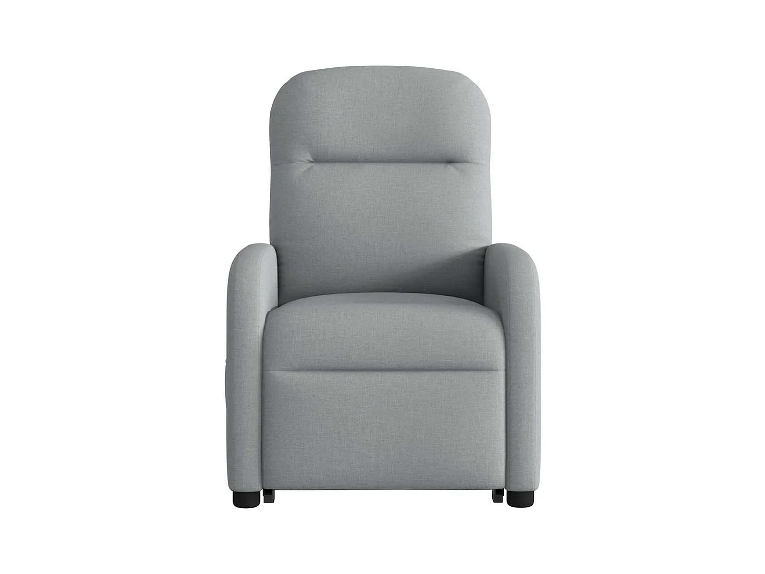 Fauteuil inclinable électrique gris clair tissu