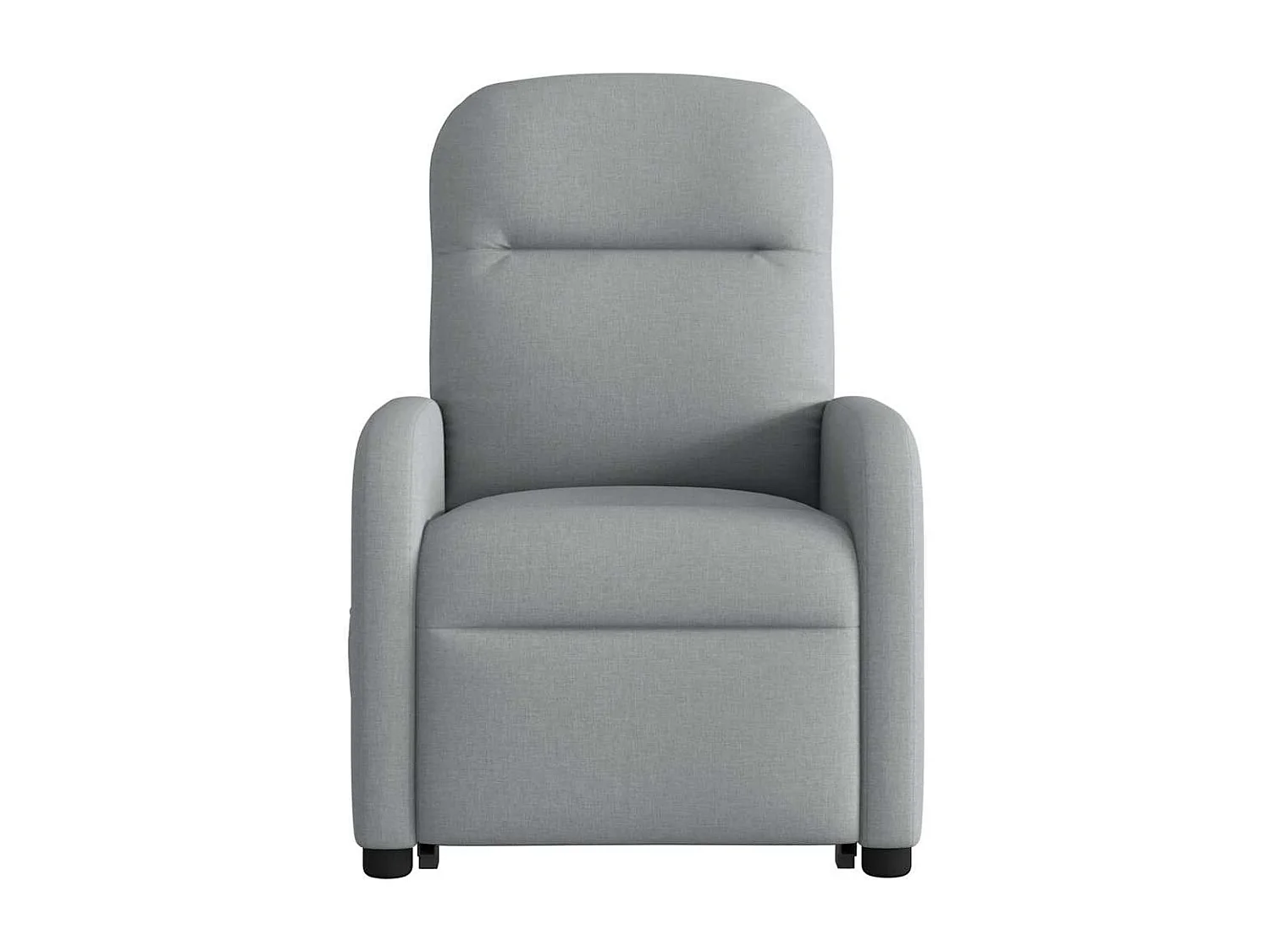 Fauteuil inclinable électrique gris clair tissu