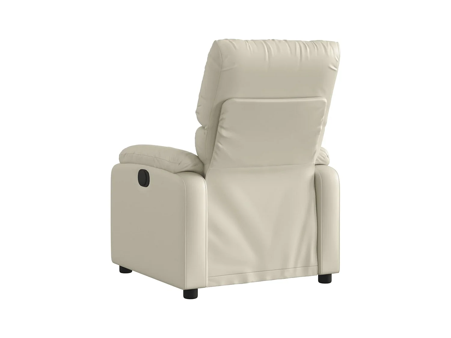 Fauteuil inclinable électrique Crème Similicuir