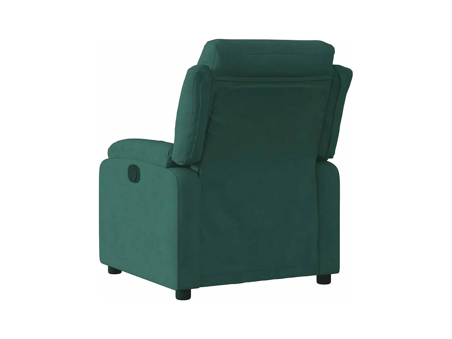 Fauteuil inclinable électrique vert foncé velours