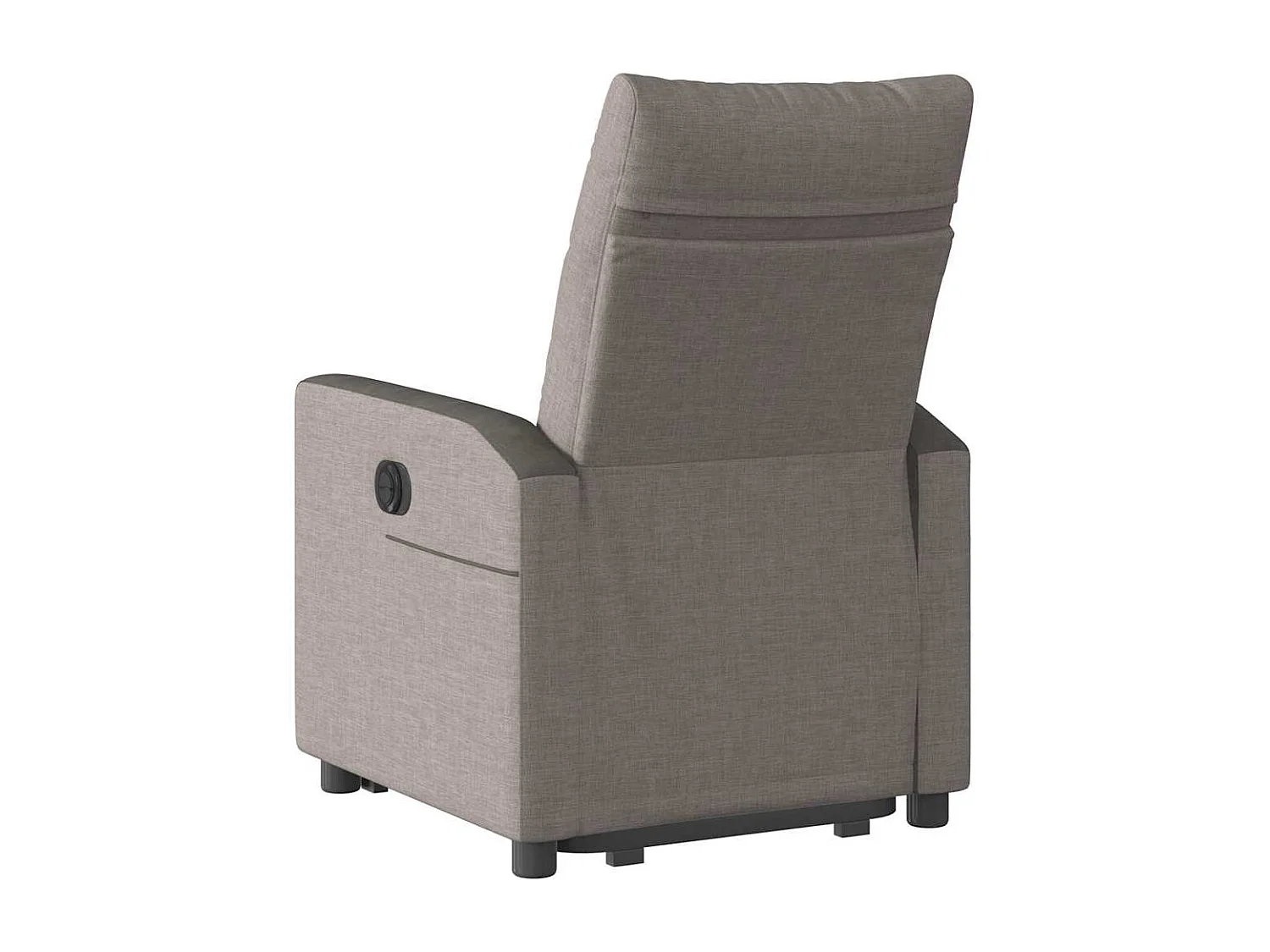 Fauteuil inclinable électrique taupe tissu