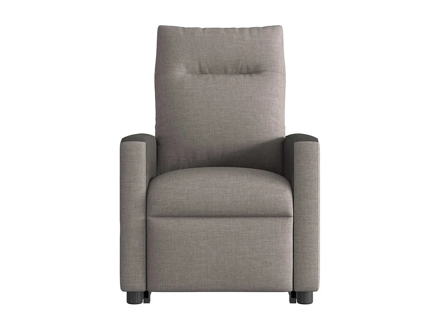 Elektrischer Relaxsessel, taupefarbener Stoff