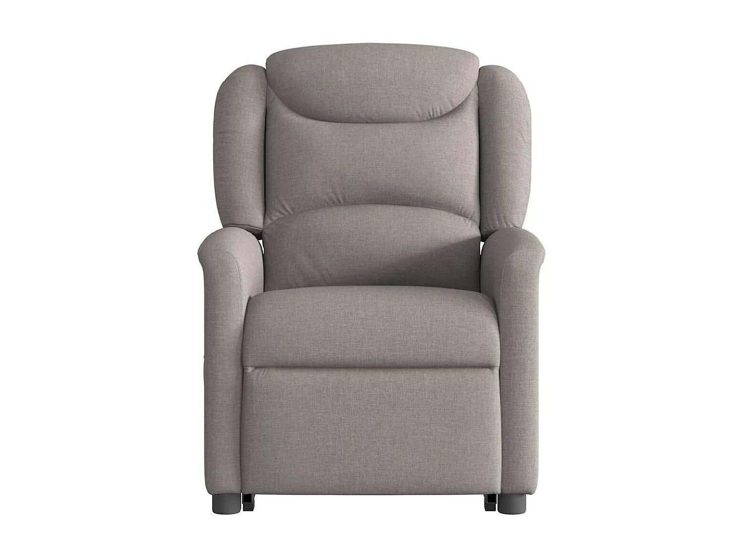 Elektrische relaxfauteuil taupe stof