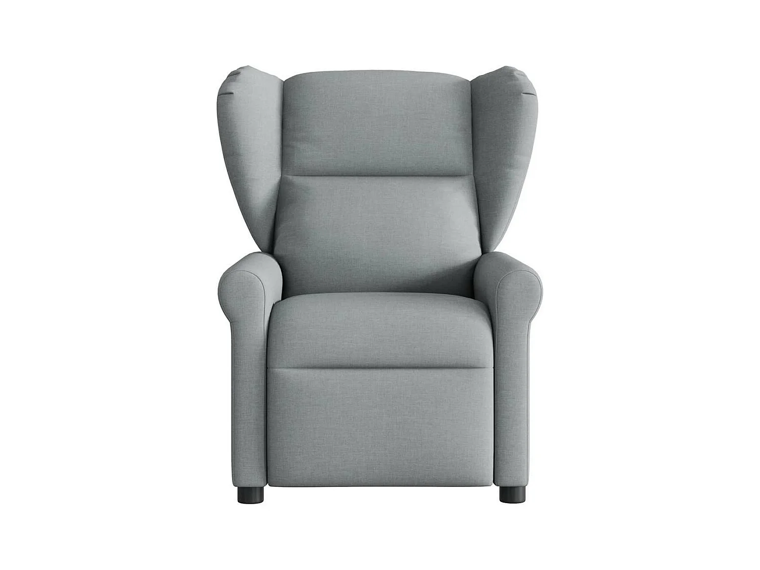 Fauteuil inclinable électrique Gris clair Tissu