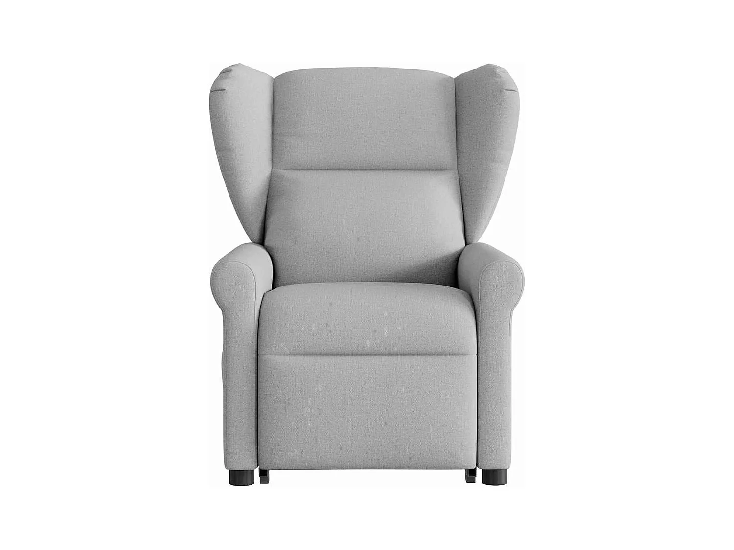 Elektrische relaxfauteuil van wolkengrijze stof