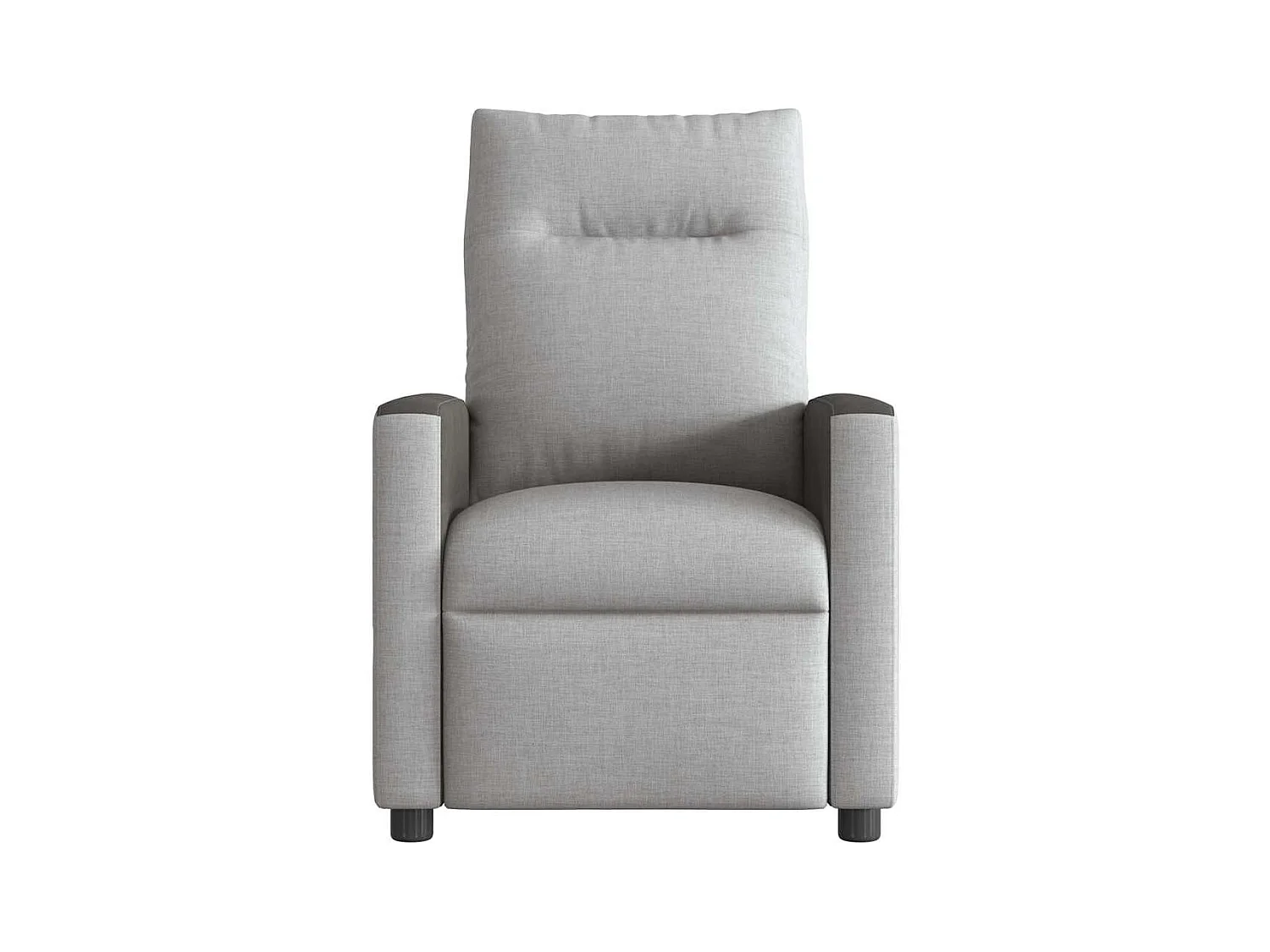 Fauteuil de massage inclinable électrique gris nuage tissu
